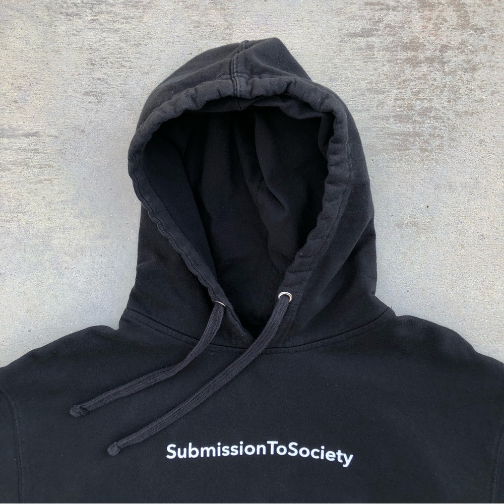 Vtg Submission To Society Jeffrey Dahmer Richard Ramirez Black Hoodie - Picture 3 of 9